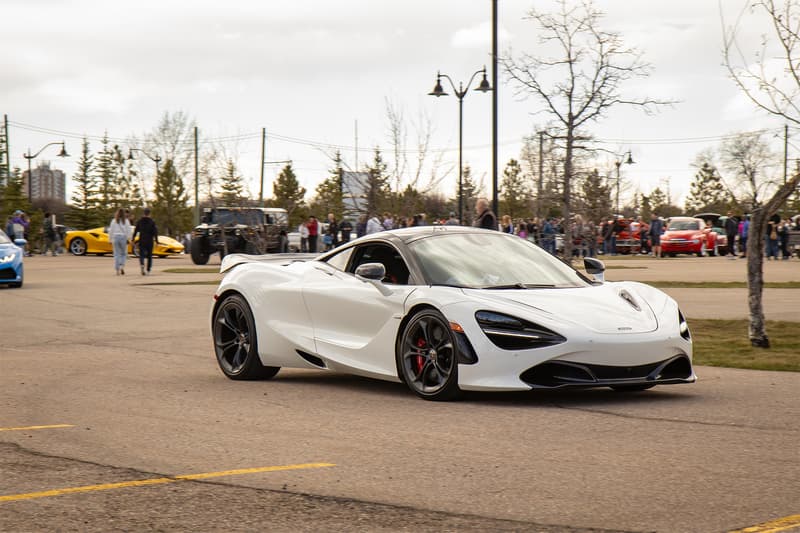 One of the pair of McLaren's as it was leaving Spring Thaw