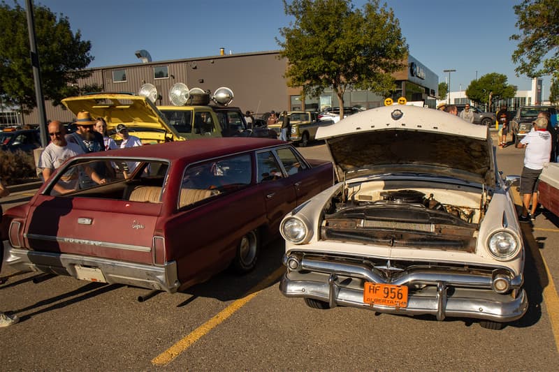 a 1966 Pontiac and 1954 Meteor were part of the adventure