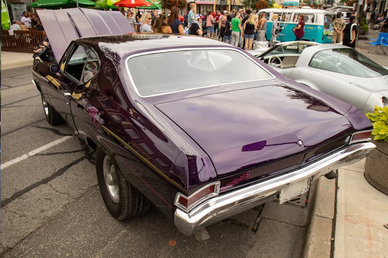 The rear of the 1968 Chevelle "Barbwire"