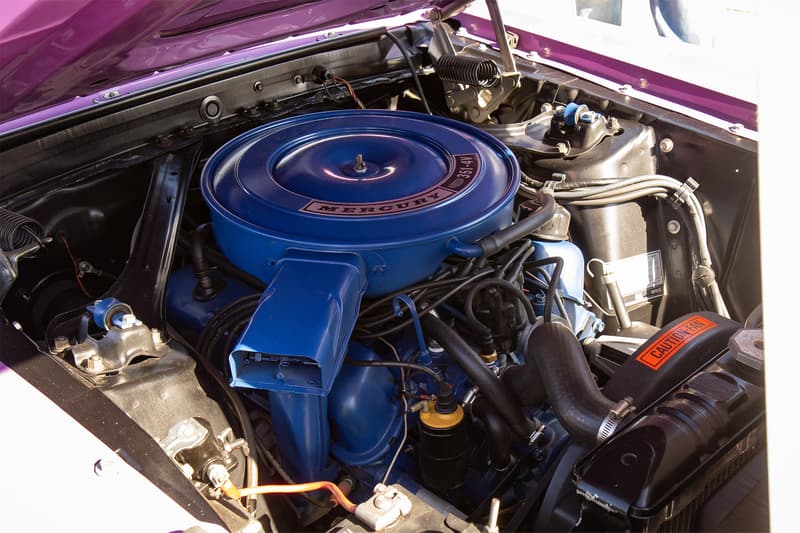 The 351 Windsor powers the Mercury Cougar with a light rumble and reliable power everywhere it travels
