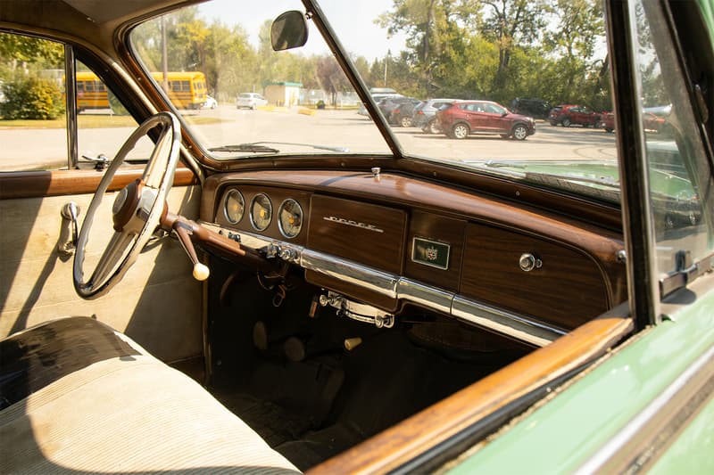 The faux wood grain interior was an warm touch to the interior