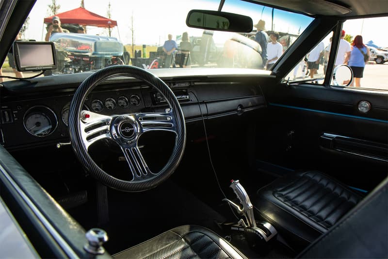Inside of the 1970 Charger 500
