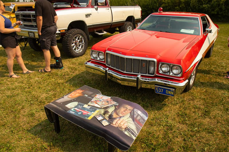 The mentioned 1973 Ford Torino that was made to pay tribute to the 1974-1976 Ford Gran Torino's from Starsky & Hutch