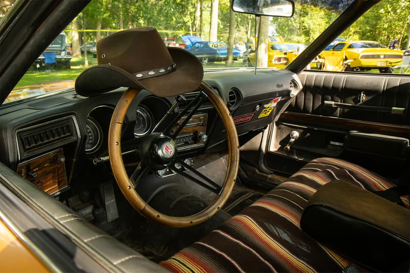 Interior dash of @dopeyhotrodz Oldsmobile Cutlass