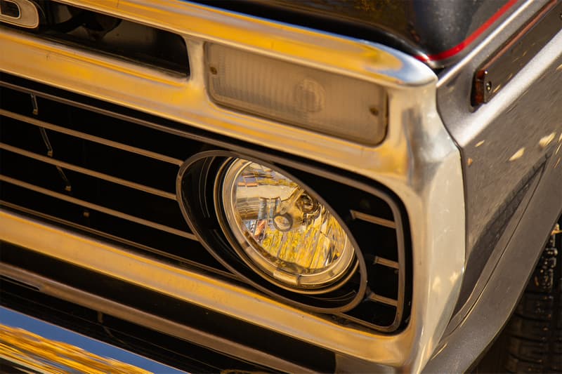 The iconic headlight corner of this Dentside Ford was converted to a modern headlight treatment