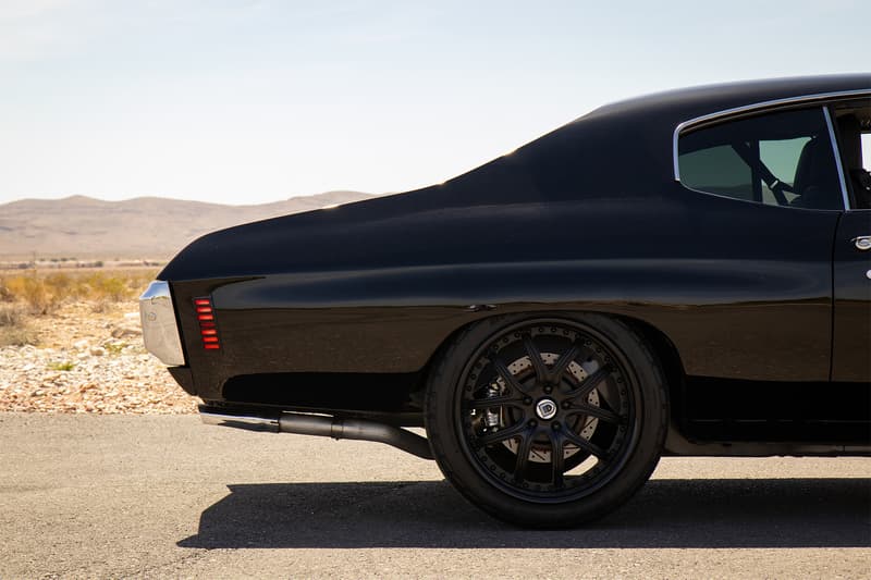 The rear quarter of Alex's 1970 Chevrolet Chevelle