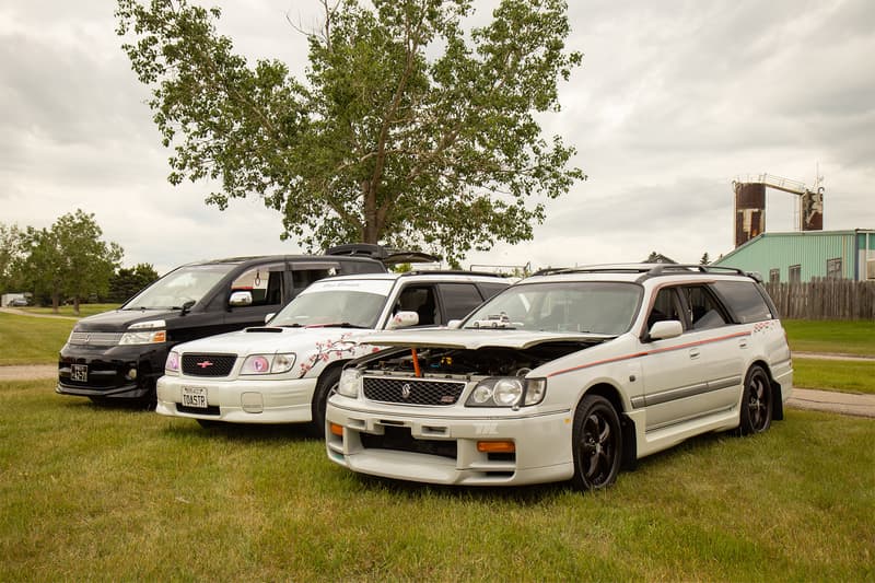 A trio of Japanese imports on display together