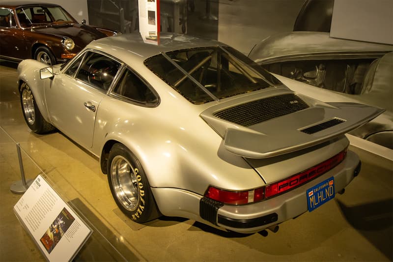 Chris Banning's 1976 Porsche on display at the Petersen Automotive Museum
