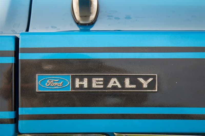 The original Ford Healy dealership badge still is part of this Mach 1's allure