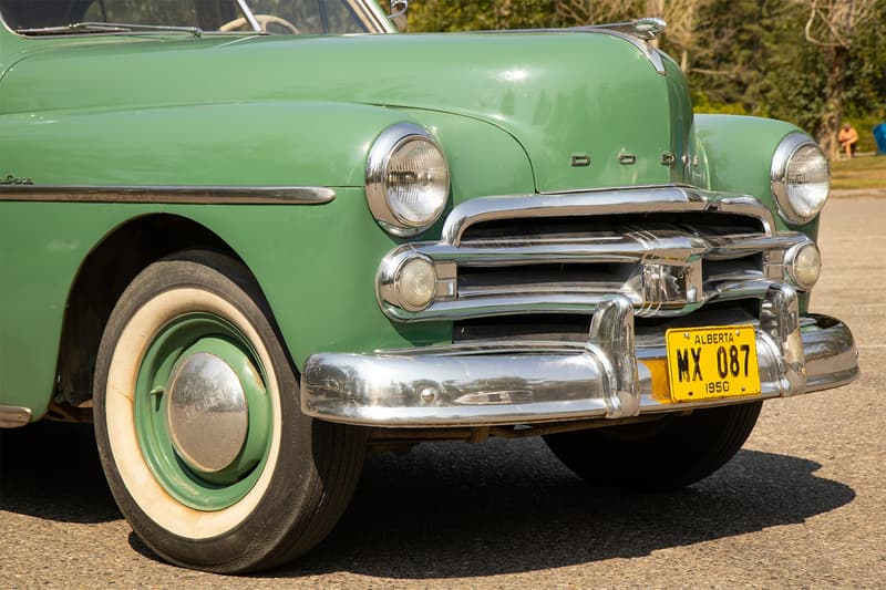 There is no shortage of chrome on this 1950 Dodge