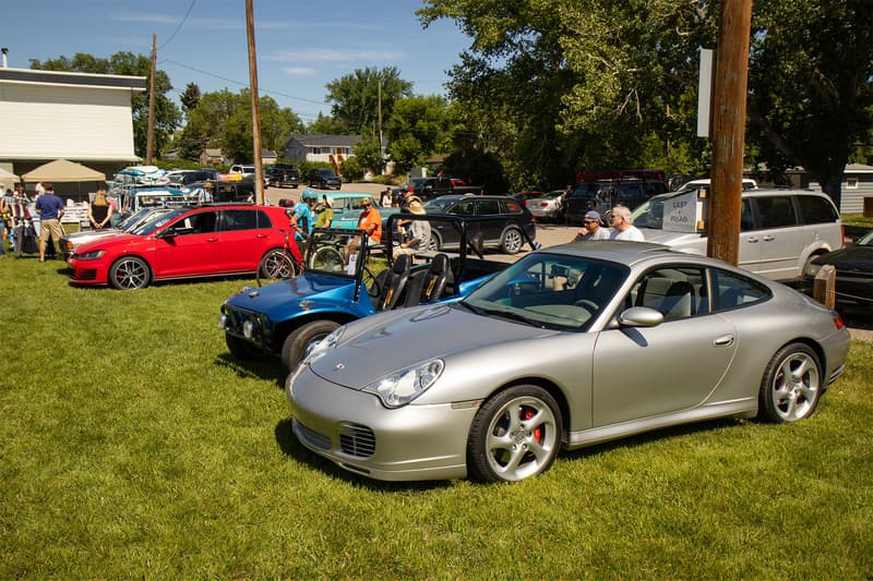 A few of the attending vehicles of the Show n' Swap