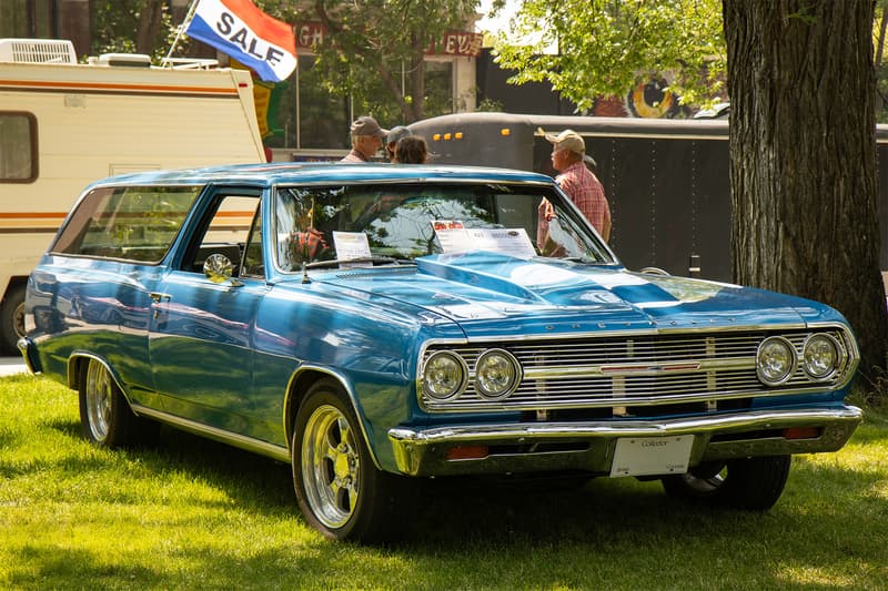 An extremely rare two door 1965 Chevelle station wagon