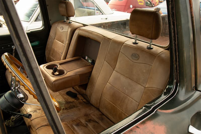 The King Ranch bench seat sits perfectly at home inside of the Mercury