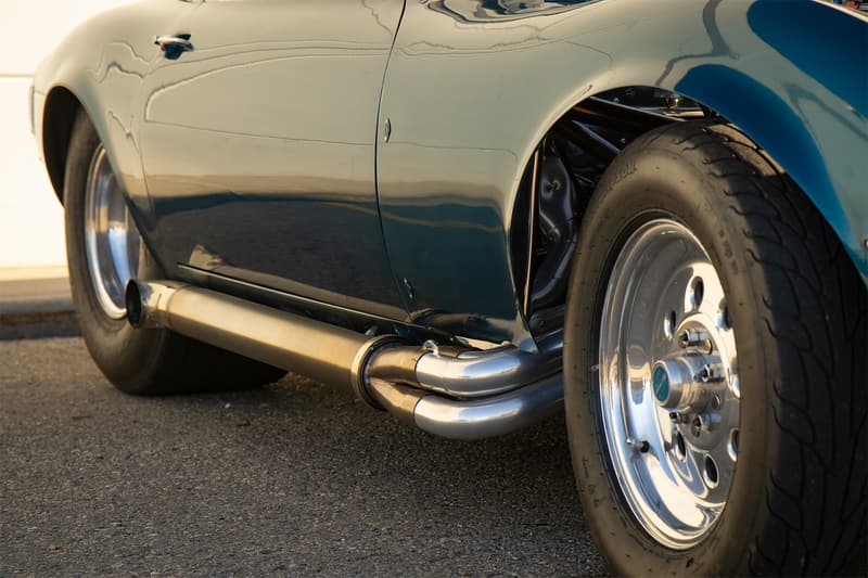 The side exhaust on the Opel GT