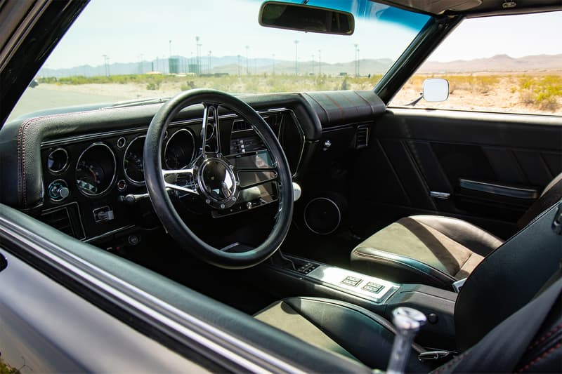 The stunning interior of the Chevelle