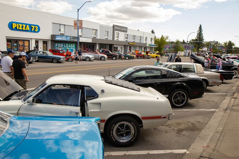 Cars were parked all alongside Bowness Road