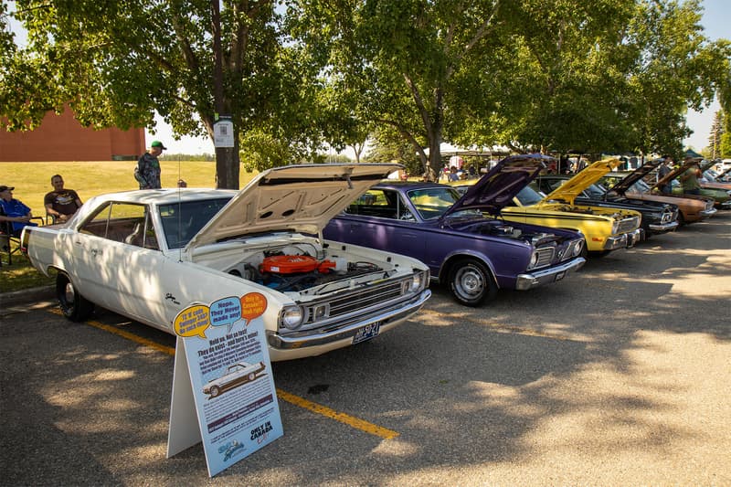 A small example of the Mopar A-Body classics in attendance