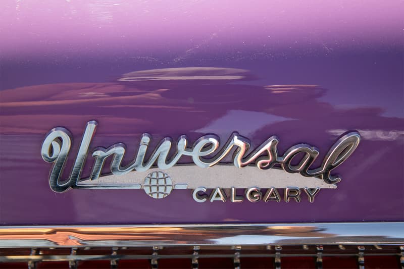 The Universal Ford Calgary dealership emblem still gleams on the RML Cougar