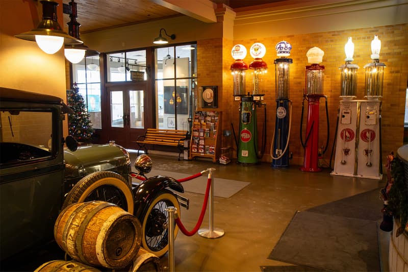 The entrance to Gasoline Alley Museum