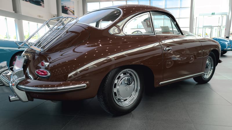 Brown Porsche 356