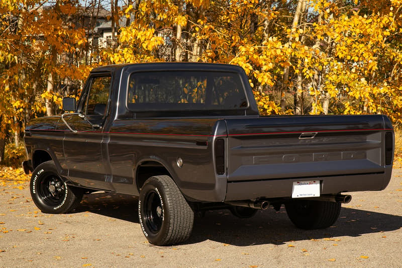 The rear of the 1974 F-100