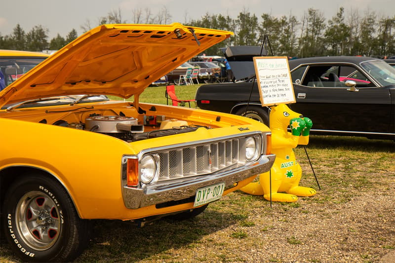 Australian Valiant Charger in attendance