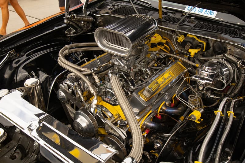 Under the hood with the glorious 383 Stroker gleaming back