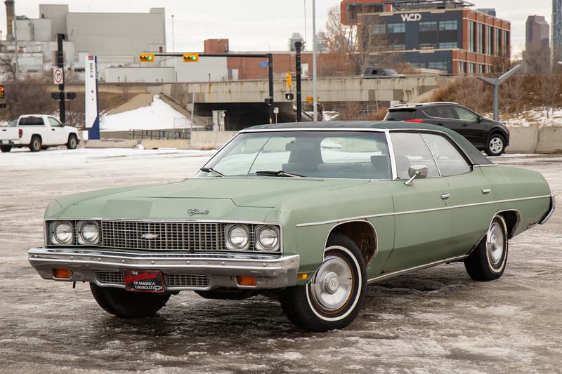 The front of the 1973 Impala