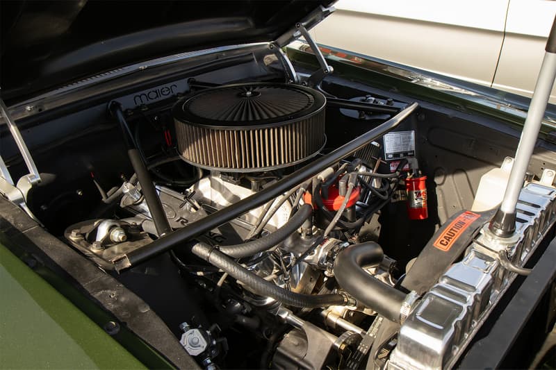 Under the hood featuring the small block Ford V8