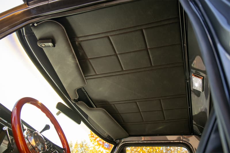 The headliner was also done by Envision Upholstery, tying in the interior to absolute perfection