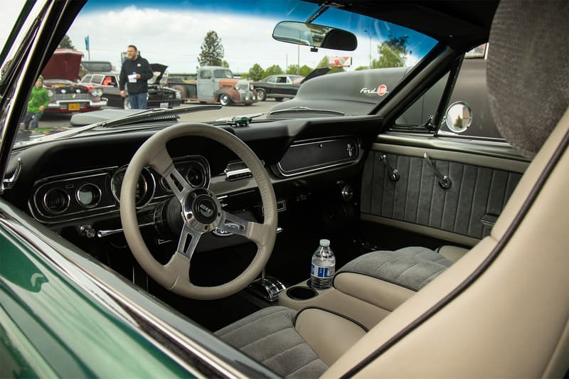 Inside of the 1965 Mustang