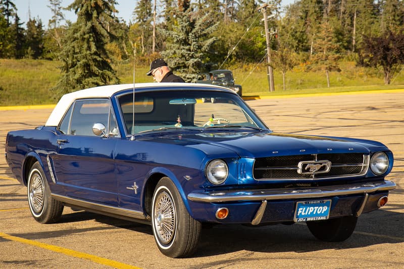 The front of the 1965 Ford Mustang Fliptop