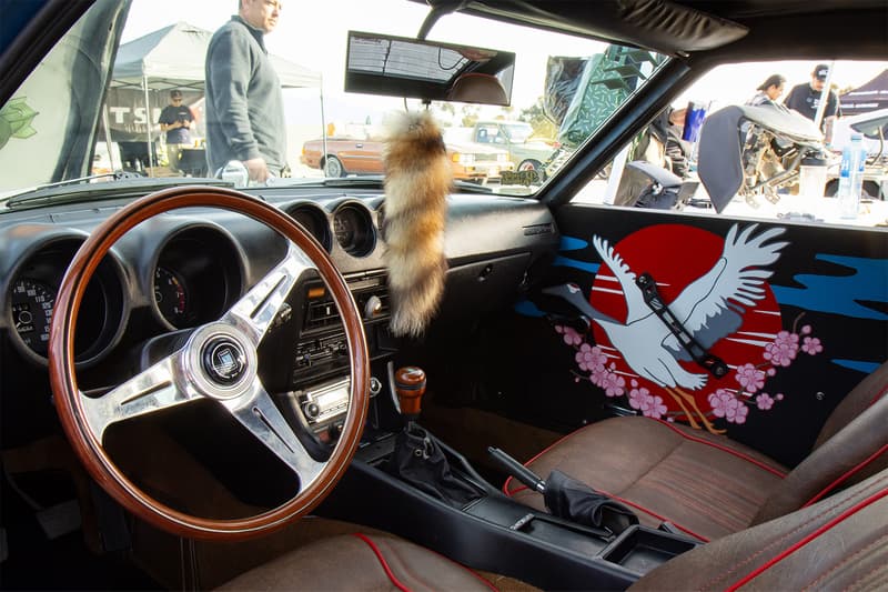 Inside of the Datsun